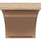Ekena Millwork 6in. W x 6in. H x 32in. L Rivera Woodgrain TimberThane Rafter Tail, Primed Tan RFTUR06X06X32RIVRCPR - alternate 6